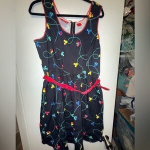 Stitch Shoppe Christmas Mickey Light Black Dress